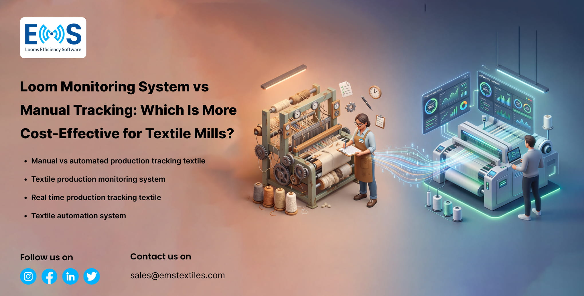 loom monitoring system vs manual tracking